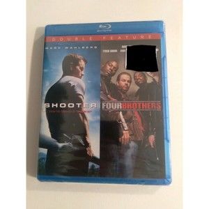 Shooter, Four Brothers Double Feature (Blu-ray) Mark Wahlberg - NEW ~ Sealed